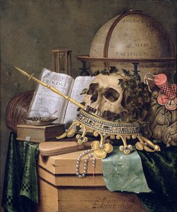 Vanitas, (et allegorisk stilleben)